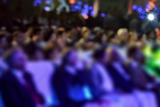 Audience at a conference