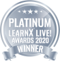 LearnX Live! Awards 2020 Platinum Winner