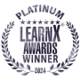 LearnX Awards Winner Platinum 2024